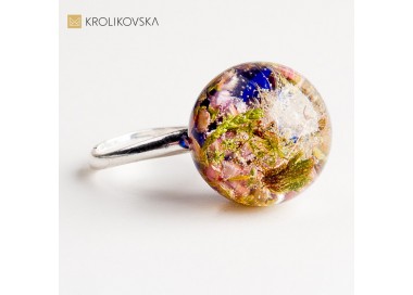 Wyjątkowy pierścionek damski – artystyczna biżuteria handmade.
