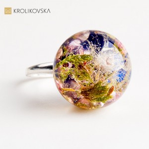 Wyjątkowy pierścionek damski – artystyczna biżuteria handmade.