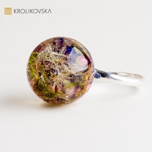 Wyjątkowy pierścionek damski – artystyczna biżuteria handmade.