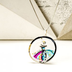 Gustowny naszyjnik- grafika.